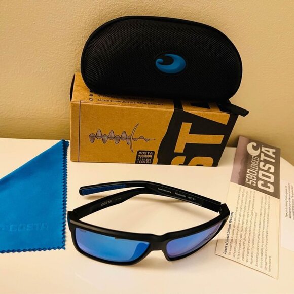 Costa Polarized Sunglass Ice Blue Rinconcito Surf Fishing Yachts NEW - Picture 4 of 9
